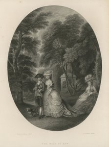 Séta a londoni Kew-ben alkotó: Thomas Hosmer Shepherd