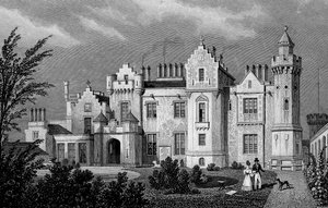 Abbotsford kilátása alkotó: Thomas Hosmer Shepherd