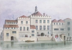 Kilátás az Old Fishmongers Hallra, 1650 alkotó: Thomas Hosmer Shepherd