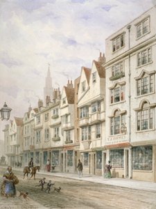 Wych Street, Westminster, London, 1850 alkotó: Thomas Hosmer Shepherd