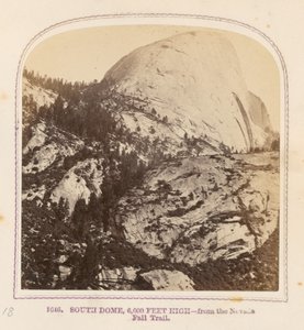 South Dome, 6,000 láb magasan - a Nevada Fall Trailről