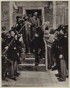 John Brown utolsó pillanatai (litho)