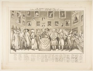Az 1827-es Matthew-orama-vagy Cockney Gleanings, nem jó most, 1827. március 26. alkotó: Thomas Howell Jones