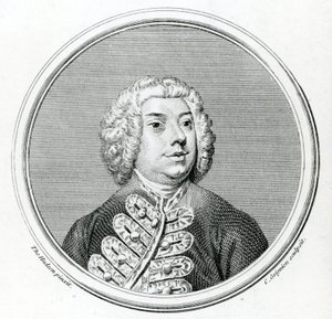 Francesco Bernardi Senesino (1686-1758) (mezzotint) alkotó: Thomas Hudson