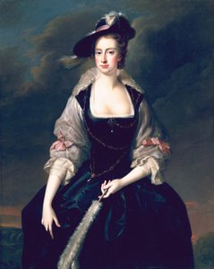 Lady Frances Courtenay, 1741 körül alkotó: Thomas Hudson