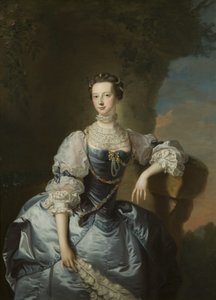 Emma Harvey asszony portréja alkotó: Thomas Hudson