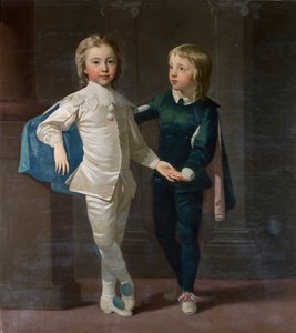 Sir Edward Hulse, 3. báró és testvére, Samuel Hulse, 1758 körül