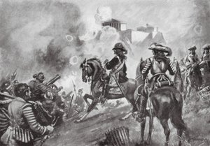 Francesco Morosini bombázza a Parthenont alkotó: Thomas Hutchison Peddie