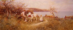 A borjak etetése alkotó: Thomas James Lloyd