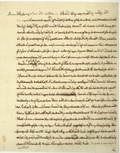 Az Egyesült Államok francia minisztereként aláírt autogramlevél Dr. John Page-nek
