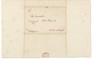 Autogram levél John Page-nek, Philadelphia, 1776. július 30. (toll és tinta papíron)