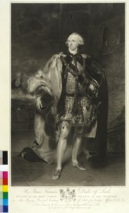 Leeds Osborne 5. hercege (metszet) alkotó: Thomas Lawrence