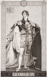 IV. György (1762-1830) az "Angol és skót történelem illusztrációi" II. kötetéből (lásd: 179434) alkotó: Thomas Lawrence