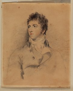 Isaac Cuthbert portréja (ceruza papíron) alkotó: Thomas Lawrence