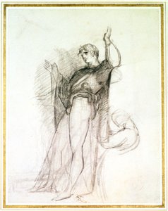 John Philip Kemble portréja Hamletként (kréta papíron) alkotó: Thomas Lawrence