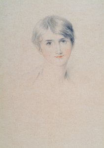 Miss Bloxham portréja, 1800-1810 körül (ceruza és kréta papíron) alkotó: Thomas Lawrence