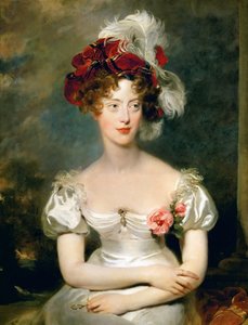 Caroline nápolyi és szicíliai hercegnő 1798-1870, de Berry hercegnő alkotó: Thomas Lawrence