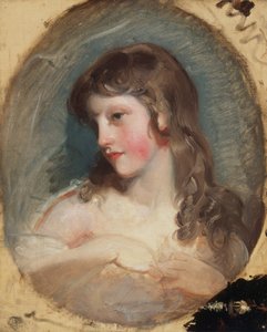Tanulmány egy lányról, c1800. alkotó: Thomas Lawrence