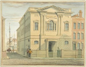 Konferenciatermek, Prince Street (akvarell papíron) alkotó: Thomas Leeson the Elder Rowbotham