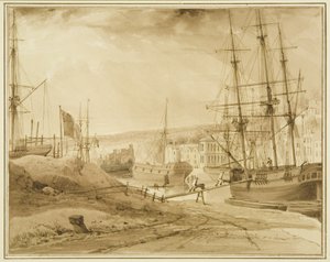 Mardyke a Hilhouse dokk közeléből nézve, a „Clifton Ark” lebegő kápolnával alkotó: Thomas Leeson the Elder Rowbotham