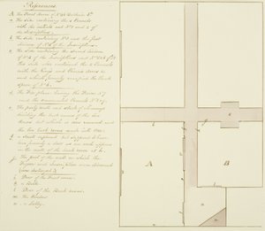 Baldwin Street 46. szám (toll és tinta papíron) alkotó: Thomas Leeson the Elder Rowbotham