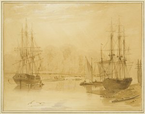 Kötélséta Wappingban, nyugat-indiai „Union” a bal oldalon alkotó: Thomas Leeson the Elder Rowbotham