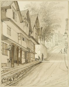 Szent Mihály-domb (akvarell, papír)