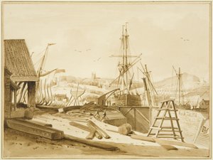 Western Wapping Dock alkotó: Thomas Leeson the Elder Rowbotham