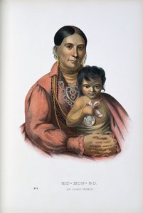 Do-Hon-Go, An Osage Woman alkotó: Thomas Loraine (after) McKenney