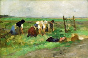 Field Workers, 1900 körül (olaj, karton)