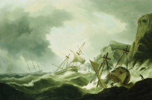 Hajótörés, alkotó: Thomas Luny