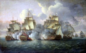 A HMS "Mediator" francia és amerikai hajókkal harcol