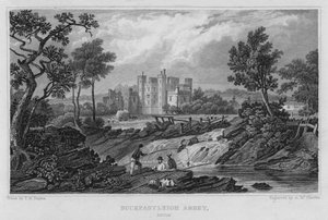 Buckfastleigh Abbey, Devon (metszet)