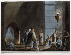 Szűz Mária sírja. A „” Kilátások Egyiptomban” című részben alkotó: Thomas Milton