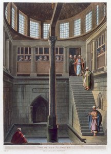 Kilátás a nilométerre, Kairó, Egyiptom, 1802
