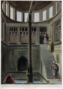 Kilátás a nilométerre. A "" Kilátások Egyiptomban" című részben alkotó: Thomas Milton