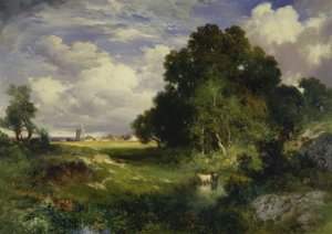 Nyári nap, East Hampton, Long Island alkotó: Thomas Moran