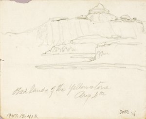 Bad Lands of the Yellowstone alkotó: Thomas Moran