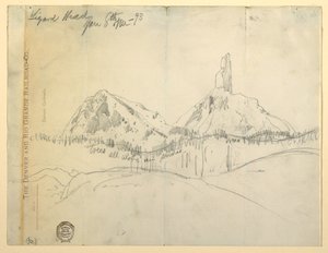 Rajz, Lizard Head, Colorado alkotó: Thomas Moran