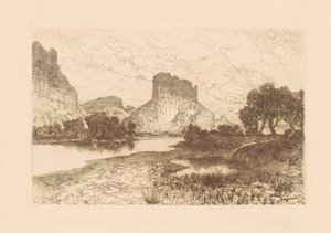 Green River, Wyoming Terület alkotó: Thomas Moran