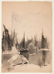 Mirror Lake, Yosemite alkotó: Thomas Moran