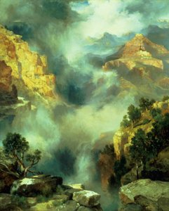 Köd a kanyonban, 1914 alkotó: Thomas Moran