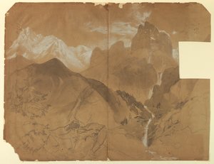 A Faido-hágó közelében, Olaszországban alkotó: Thomas Moran