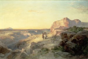 Red Rock Trail, Dél-Utah, 1913 alkotó: Thomas Moran