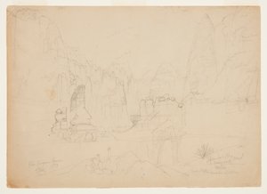 A Rio Virgin kanyonja, Dél-Utah alkotó: Thomas Moran