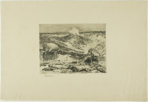 A Niagara feletti zuhatagok alkotó: Thomas Moran