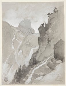 Vernal Falls, Yosemite alkotó: Thomas Moran