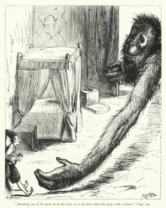 Illusztráció a Gulliver utazásaihoz, Jonathan Swift (metszet)