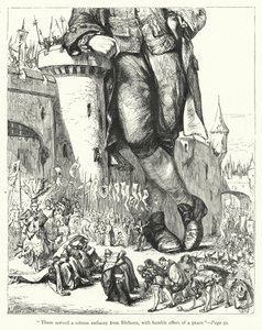Illusztráció a Gulliver utazásaihoz, Jonathan Swift (metszet)
