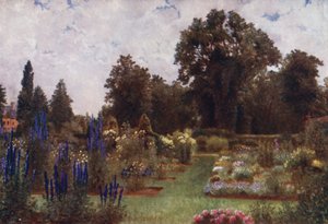 Kew Gardens: Herbaceous Gardens (színes litho)